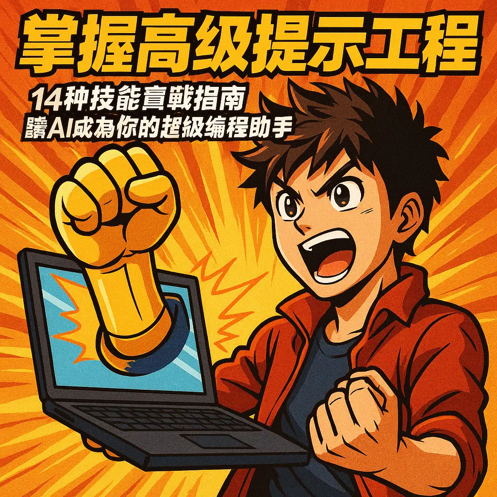 掌握高級提示工程：14種技術實戰指南，讓AI成為你的超級編程助手