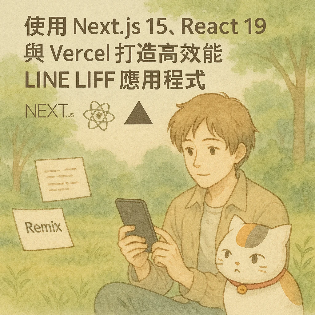 使用 Next.js 15、React 19 與 Vercel 打造高效能 LINE LIFF 應用程式
