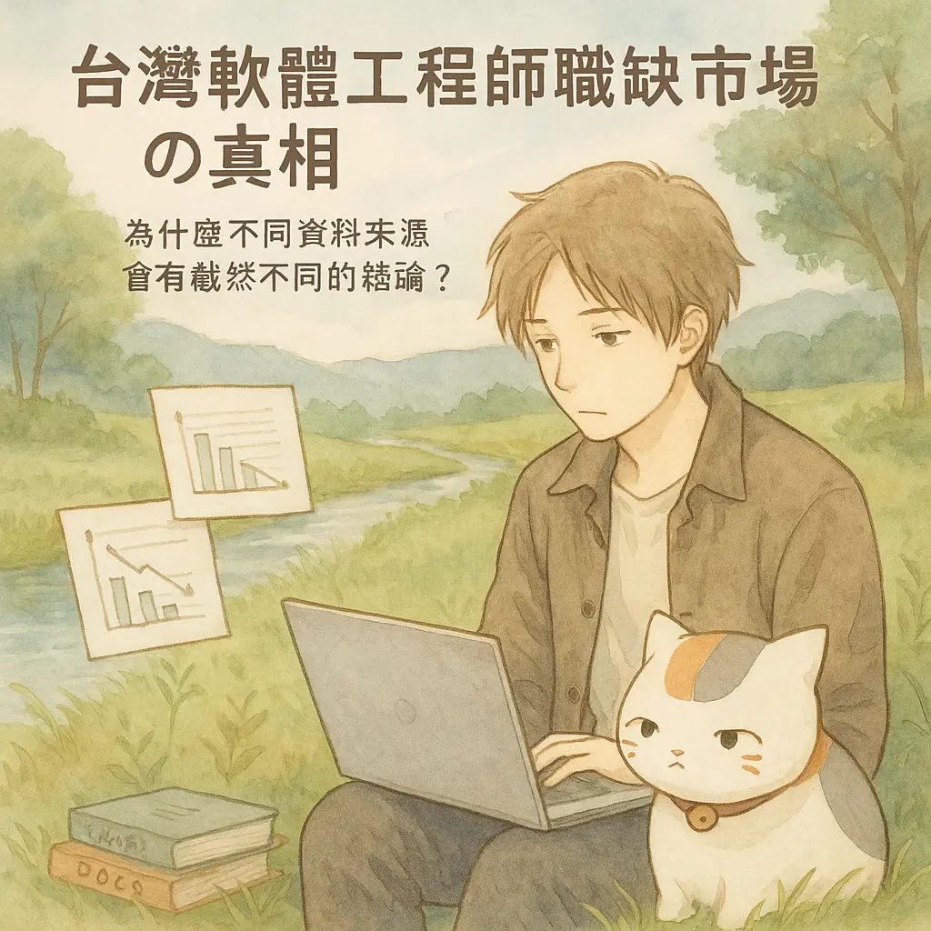 台灣軟體工程師職缺市場的真相:為什麼不同資料來源會有截然不同的結論?