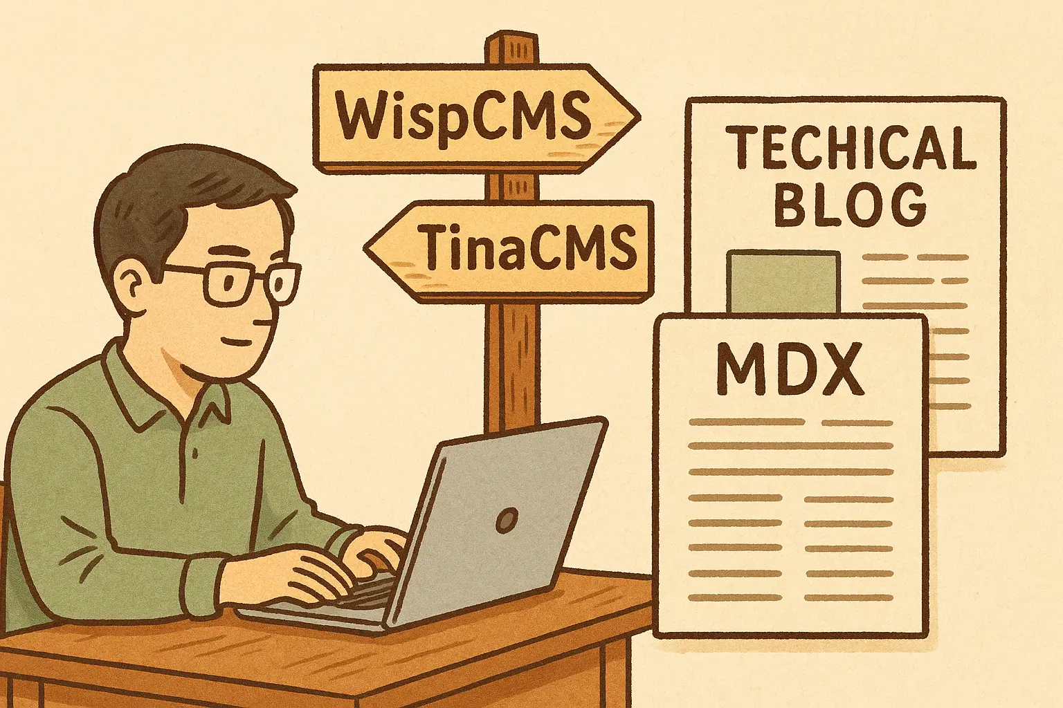 技術博客系統對比:從 WispCMS 到 TinaCMS 的選擇歷程與 MDX 支持分析