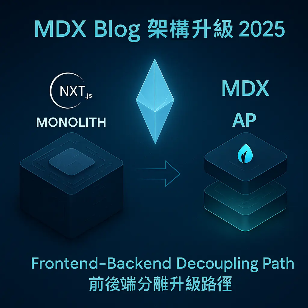 MDX 部落格如何實現前後端分離？從 Next.js 單體到 API Route + S3 的完整升級路徑